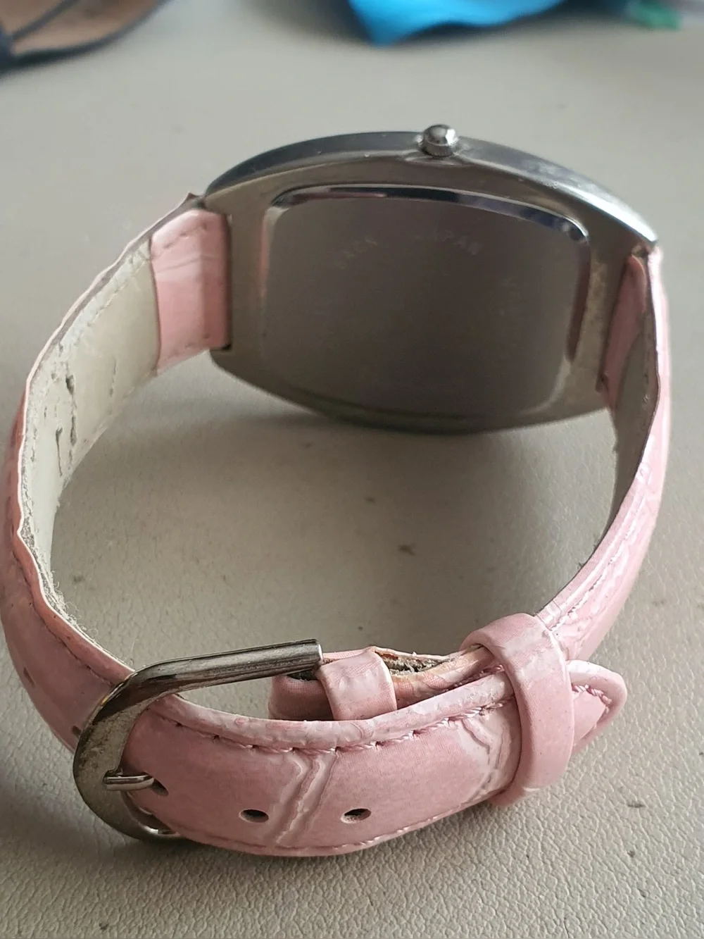 🦋10/$20🦋 Silver/Pink Rhinestone Leather Women's Watch